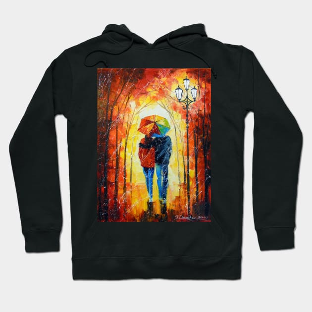 A bright walk together in the Park Hoodie by OLHADARCHUKART